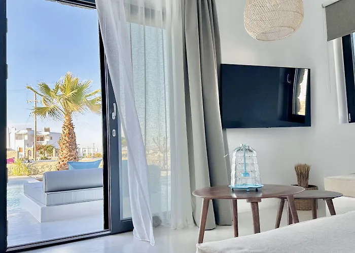 아파트호텔 Myconian Theros All Suite Hotel