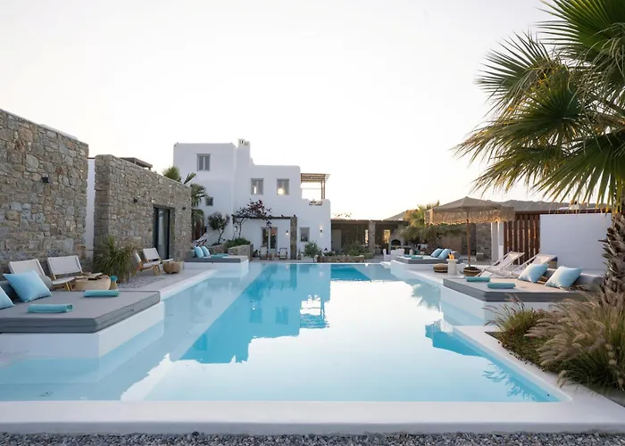 Myconian Theros All Suite Hotel Апарт-отель Ано Мера